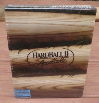Factory Hardball Ii 2 Accolade 3.  5 " Dos Ibm & Compatibles Game