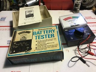 Vintage Micronta Battery Tester 22 - 030a Instructions Box Rat Rod