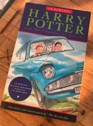 Harry Potter And The Chamber Of Secrets J.  K.  Rowling Vintage Paperback Novel