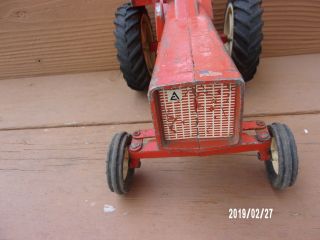 VTG ALLIS CHALMERS TOY 190 XT MITY ?TRACTOR CONSOLE CPONTROL NEEDS L FENDER 3