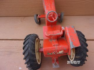 VTG ALLIS CHALMERS TOY 190 XT MITY ?TRACTOR CONSOLE CPONTROL NEEDS L FENDER 7