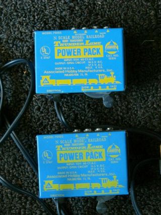 4 Vintage N Scale Power Pack Train Transformers PRIVATE FOR mosca2906 only 2