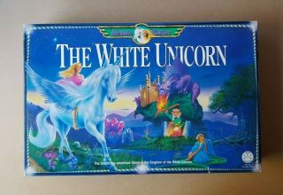 Vintage 1995 The White Unicorn Board Game Complete The Dream Like Adventure Game