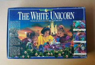 Vintage 1995 The White Unicorn Board Game Complete The Dream Like Adventure Game 2