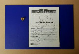 Vintage 1995 The White Unicorn Board Game Complete The Dream Like Adventure Game 5