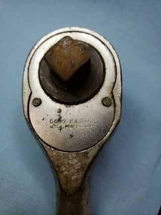 Vintage 5649 Proto 3/4 " Pear Head Ratchet Usa