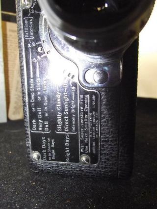 Vintage Cine - Kodak Model K 8mm Movie Camera f/1.  9/25mm & 4.  578mm Lenses - 5
