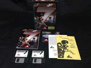 Corridor 7 Alien Invasion Ibm Ms - Dos Computer Game | Capstone 3.  5 " Floppy Disk