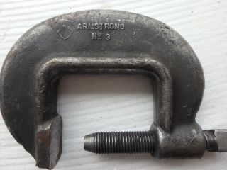 Vintage Armstrong 3 Usa Drop Forged C Clamp