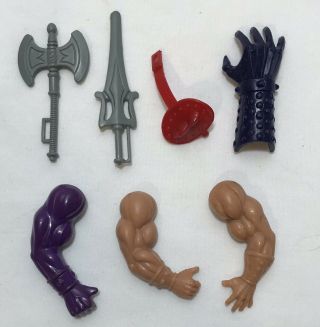 Vintage Masters Of The Universe Accessories And Loose Arms (mattel)