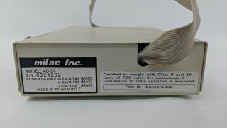 Mitac 5.  25 Inch Vintage Floppy Disk Drive Model: AD - 3C 4