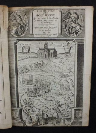 1647 Thomas Fuller,  Historie Of The Holy Warre,  Crusades,  Jerusalem,  Cambridge