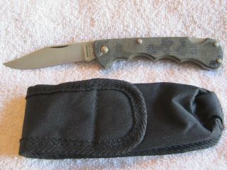 Vintage Imperial Usa 5715 Lockback Folding Hunter Bowie Knife Knives Old Pocket