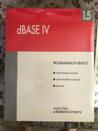 Dbase Iv V1.  5 For Dos