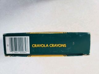 Vtg 80s Big Box 64 Crayola Crayons w/ Built in Sharpener Binney & Smith USA 1985 5
