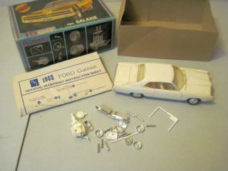 Vintage AMT 1969 Ford Galaxie model kit 5