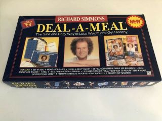Vtg 1994 Richard Simmons Deal - A - Meal Weight Loss Kit As Seen On Tv (complete)