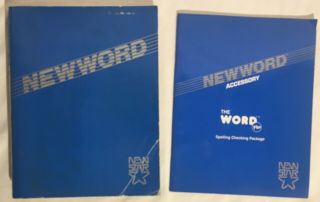 Newstar Newword & The Word Plus Software Manuals Only Vintage Retro Cp/m Dos