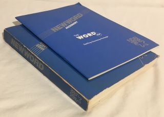 NewStar NEWWORD & The Word Plus Software MANUALS ONLY Vintage Retro CP/M DOS 3