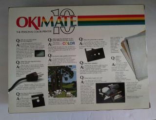 Vintage,  Okidata Okimate 10 Personal Printer for Commodore 64 5