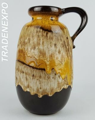 Vintage 60s/70s Scheurich Keramik 484/27 Vase West German Pottery Fat Lava Era