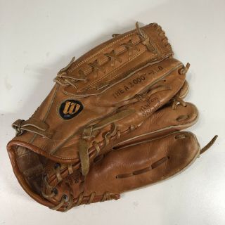 Vintage Wilson A2000 Baseball Glove Xlo Right Hand Nylon Stitched Snap Action
