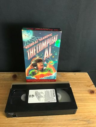 Vintage 1985 The Compleat Al - Weird Al Yankovic Musical Parody Comedy Vhs Video