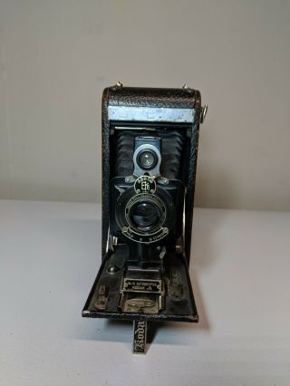 Rare Vintage Eastman Kodak Co No 1a Pocket Folding Film Camera Made In Canada
