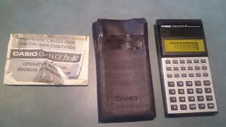 Vintage Retro Casio Fx - 80 College Scientific Calculator