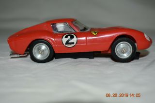 Vintage 1963 Ferrari 250 GTO 1/32 Scale Slot Car Red 2