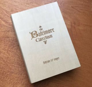 The Baltimore Catechism Handmade Artist’s Book By Chris Fritton