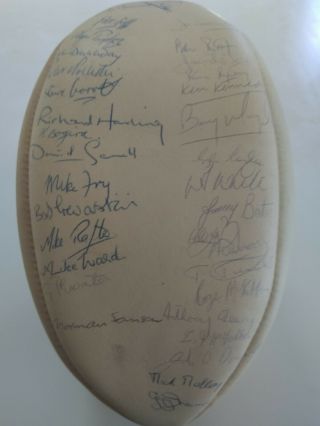 Bristol and London Irish signed Rugby Ball 1970 ' s.  Vintage and. 2