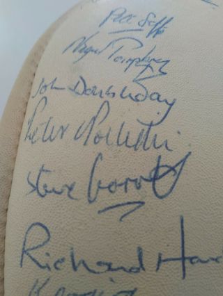 Bristol and London Irish signed Rugby Ball 1970 ' s.  Vintage and. 3