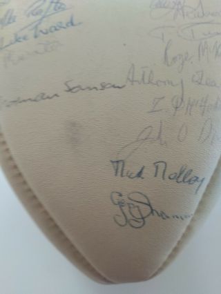 Bristol and London Irish signed Rugby Ball 1970 ' s.  Vintage and. 5