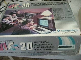 Vintage Commodore Vic - 20 Personal Computer,  Powers On &