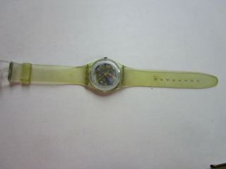 Vintage Swatch Watch,  Jelly Fish / Skeleton,  Ag 1985 Estate Find