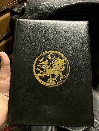 Gospel Of Filth Leatherbound Signed Limited Edition Bible Black Metal Cradle