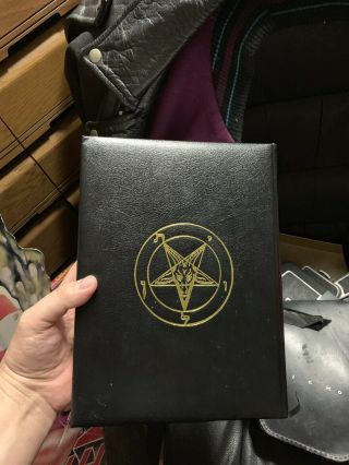 Gospel Of Filth Leatherbound Signed Limited Edition Bible Black Metal Cradle 2
