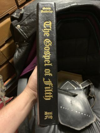 Gospel Of Filth Leatherbound Signed Limited Edition Bible Black Metal Cradle 3