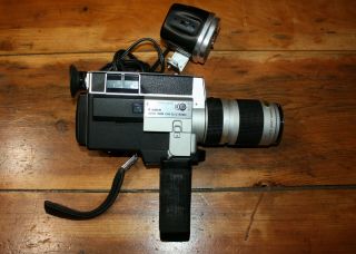Canon Auto Zoom 1014 8 Movie Film Camera With Lamp - For Parts/repair