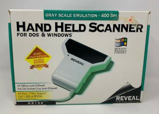 Nos Handheld Scanner For Dos & Windows Hs150 Reveal Computer Products