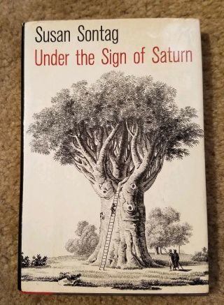 Susan Sontag Under The Sign Of Saturn 1980 Hc/dj First Edition