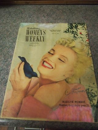 Marilyn Monroe Vintage The Australian Womens Weekly July 1956