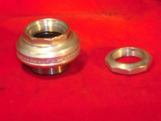 Vintage Ofmega French Threaded 25x1,  Alloy Bearing Top Headset Cup.  Nos.