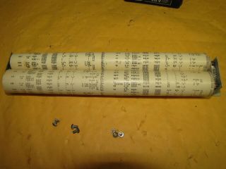 Vintage Tube Tester Precise 111 Paper Roller Chart assembly,  Mechanism 3