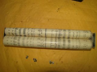 Vintage Tube Tester Precise 111 Paper Roller Chart assembly,  Mechanism 4
