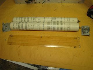 Vintage Tube Tester Precise 111 Paper Roller Chart assembly,  Mechanism 5