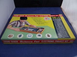 Vintage 1967 Tandy Radio Shack SCIENCE FAIR ELECTRONIC PROJECT KIT 201 COMPLETE 2