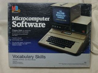 1982 Microcomputer Software - Apple Ii Vocabulary Skills - Milton Bradley