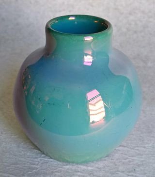Vintage “st.  Lukas Utrecht Pottery” Small Cabinet Vase – Made In Holland